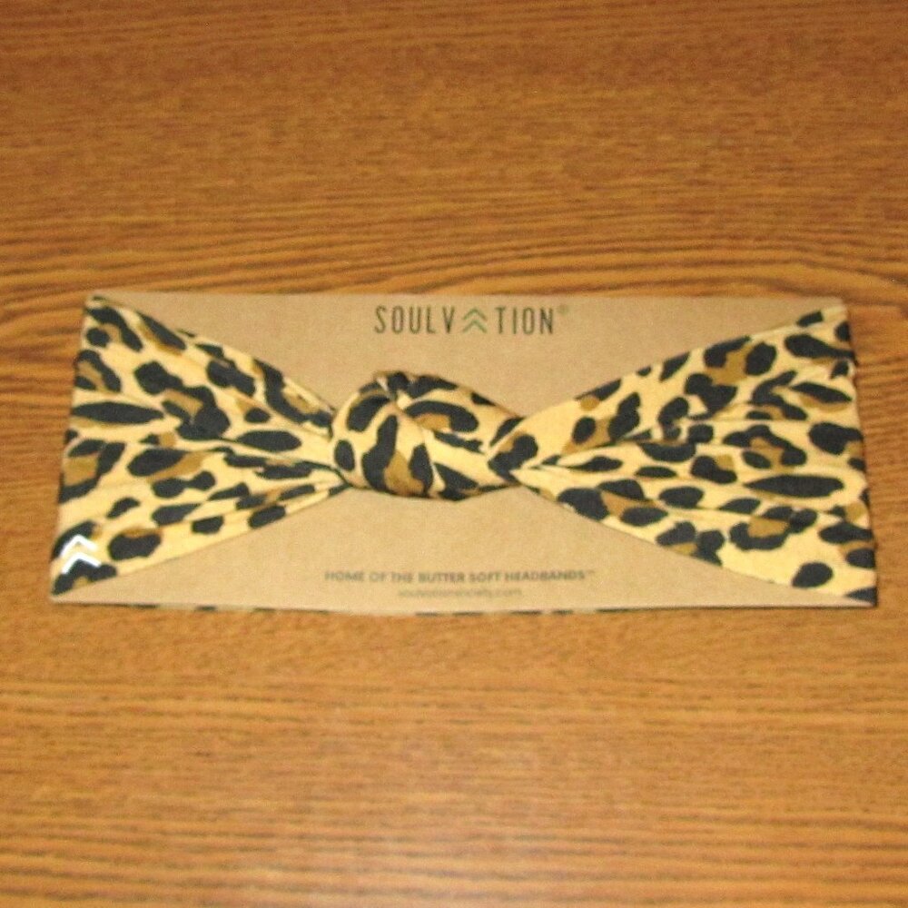 Soulvation's  Butter Soft Headband in the Color: Leopard - Brand New! B3